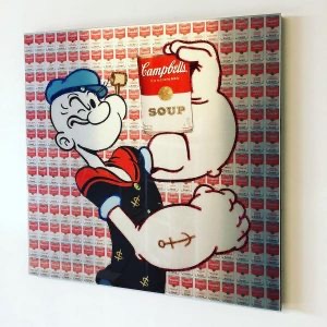 Van Apple Popeye love soup
